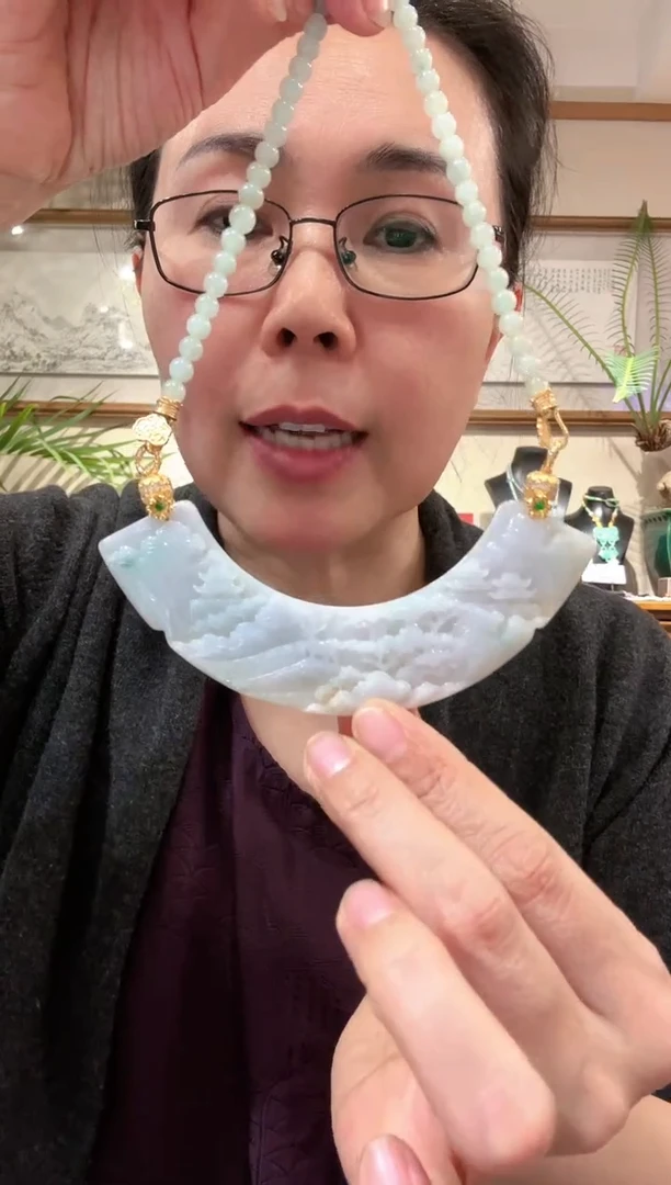 【闪购商品】翡翠颈饰未镶嵌国风