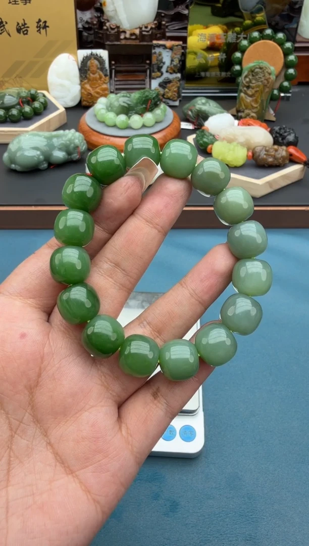 未镶嵌手串和田玉byjb14