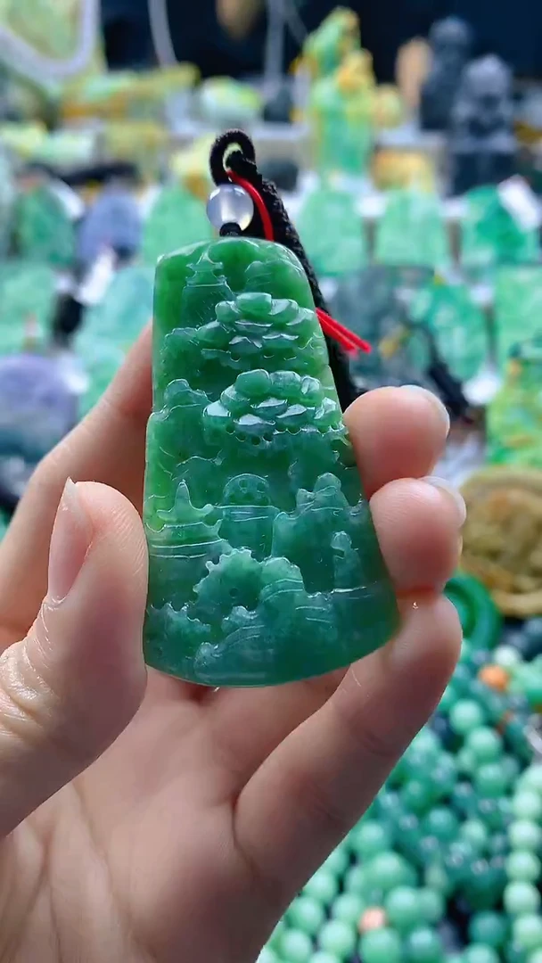 颈饰未镶嵌翡翠天然缅甸a货翡翠