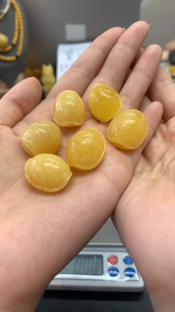 未镶嵌琥珀珠宝奇石1072）10发6