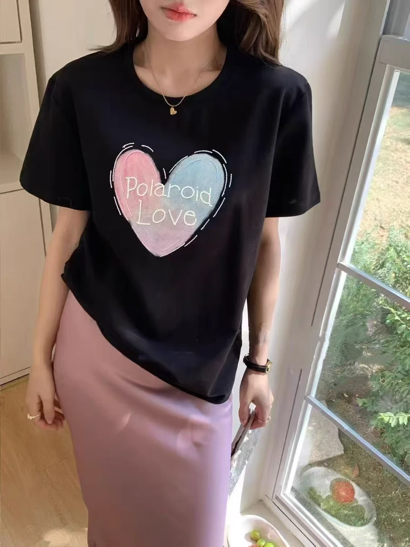 洋气时髦宽松T恤  5020