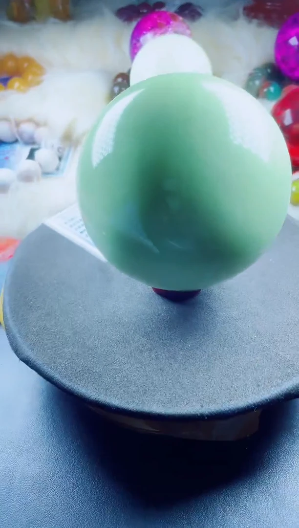 菱锰矿未镶嵌摆件大号月球夜明珠摆件（赠底座 ）