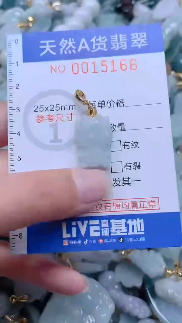 翡翠未镶嵌吊坠(不含链)1