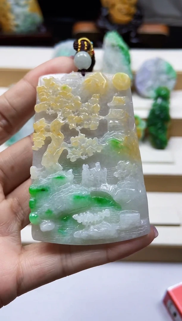 未镶嵌挂件翡翠翡翠A货