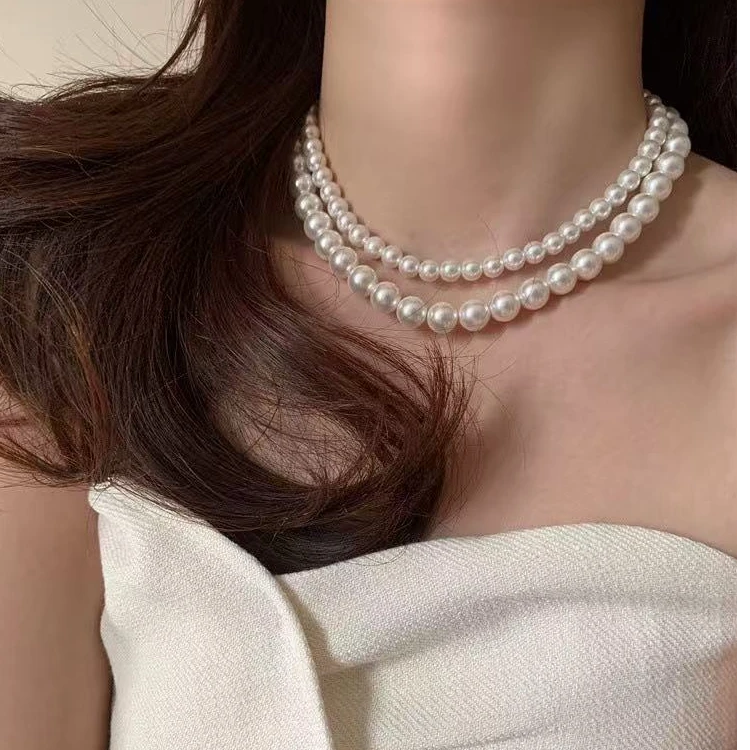 天然珍珠项链直播定制链接