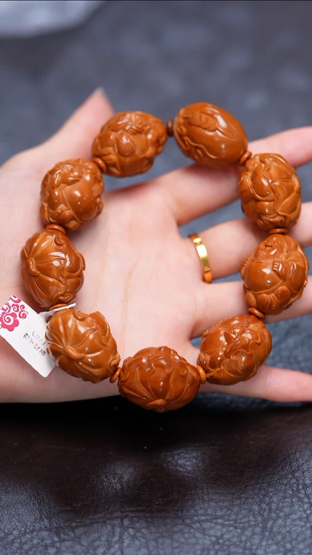手串/手链橄榄核荷叶财神