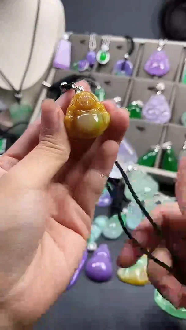 颈饰未镶嵌翡翠  所见即所得 一图一物