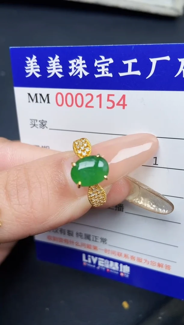 【闪购商品】翡翠颈饰银S925镶嵌2154