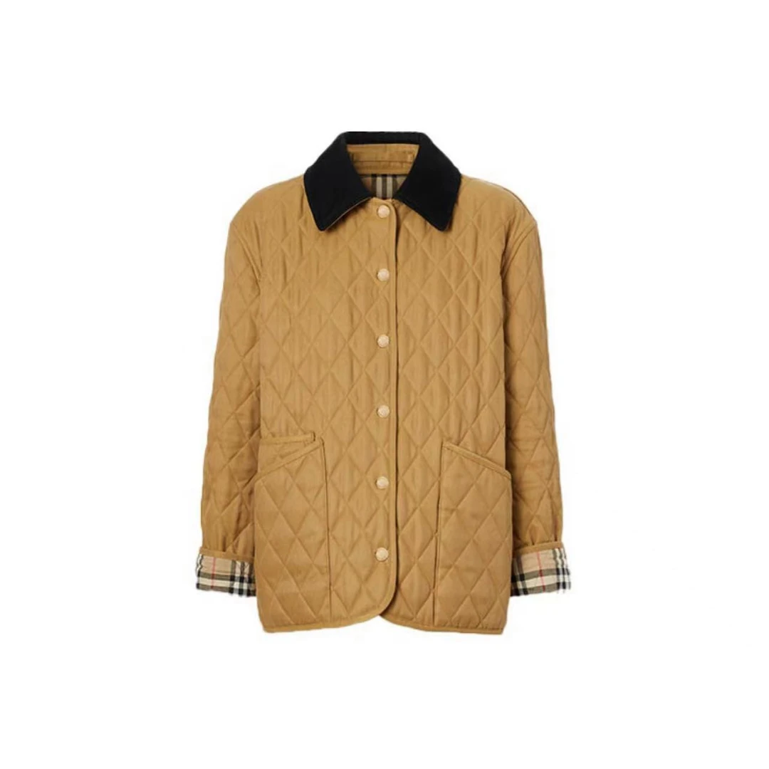 未使用 BURBERRY/博柏利 【lulu】夹克棉服 驼色 TP016779