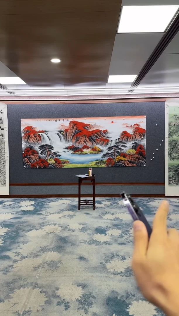 国画用****7Z刘雪红-山水国画-大丈二