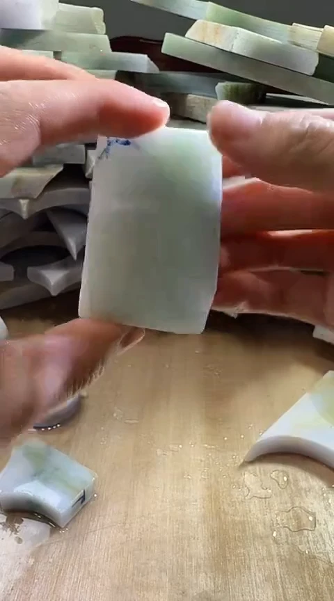裸石翡翠缅甸翡翠A货花10