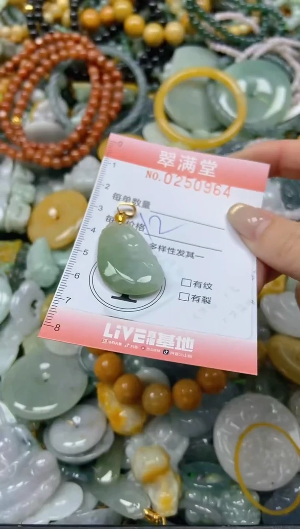 未镶嵌挂件翡翠闪购0250964