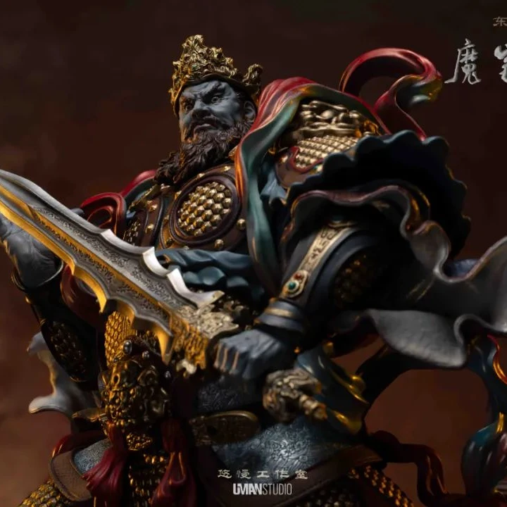 悠慢国风雕像东方神话系列魔家四将小比例魔礼青