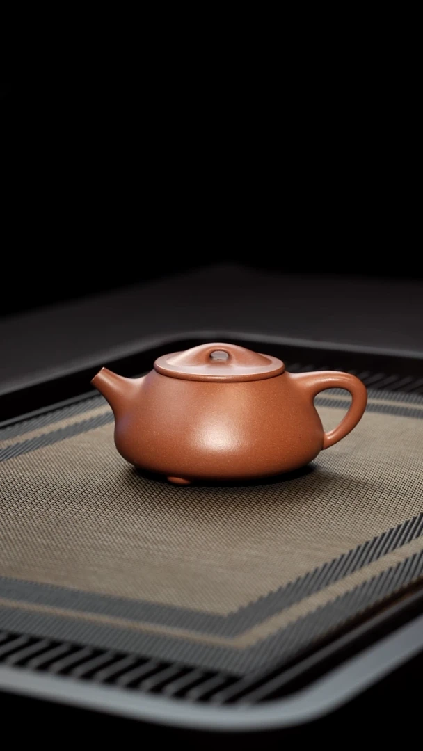 茶壶紫砂全手工台西紫泥景舟石瓢200cc