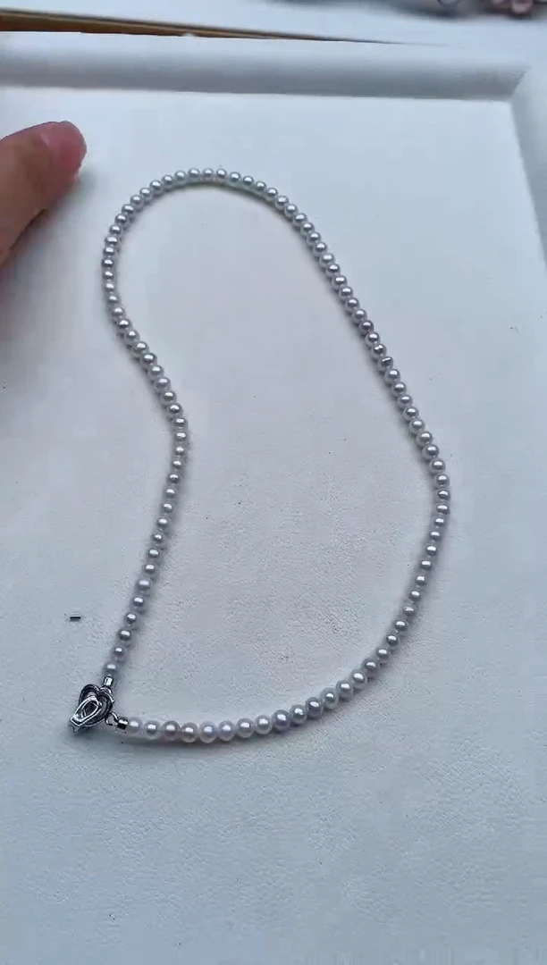 项链合金淡水珍珠非无暇