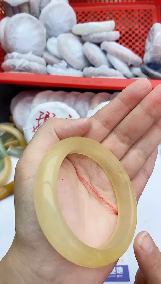 未镶嵌手镯石英质玉瑕疵278+57/58