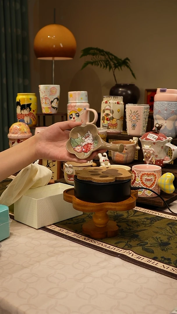 瓷【不带盒子】375高温釉下彩