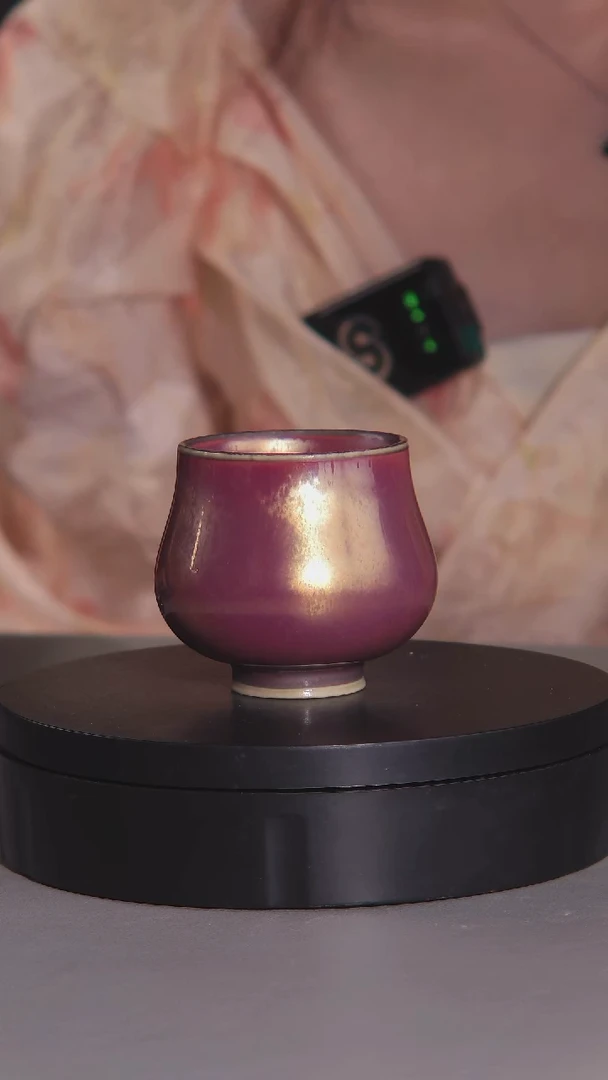 009彩金釉茶器主人杯