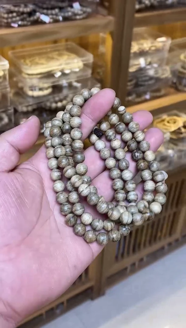 手串沉香达拉干圆珠长串虎皮0.9多样性发其一29