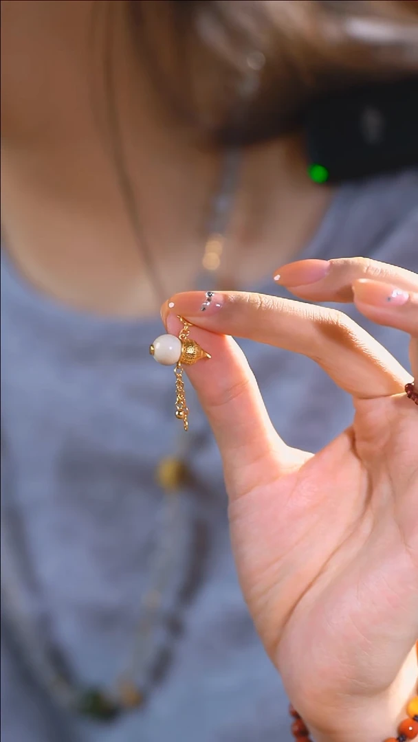 泥塑丫丫小葫芦吊坠