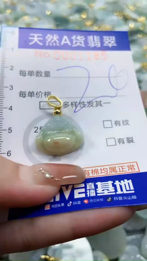 颈饰未镶嵌翡翠天然A货翡翠