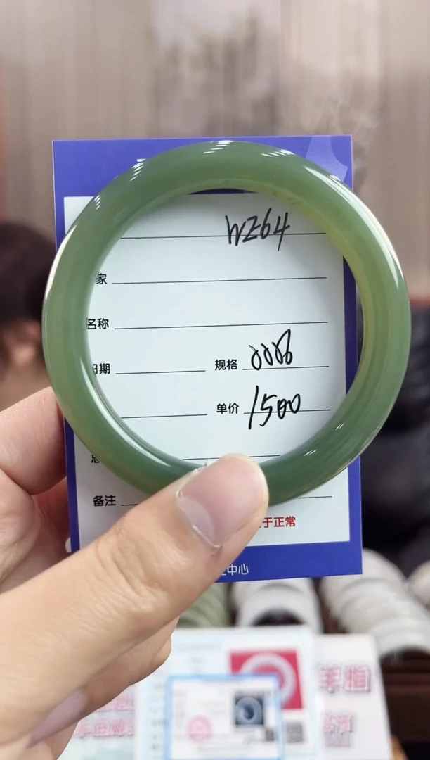 未镶嵌手镯和田玉WE64微色差