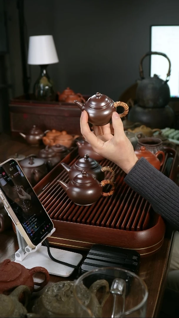 茶壶紫砂山*岚80cc水平壶