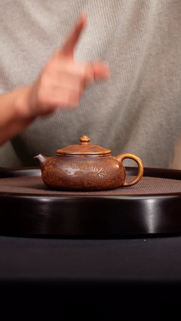 茶壶紫砂宜兴紫砂原矿壶