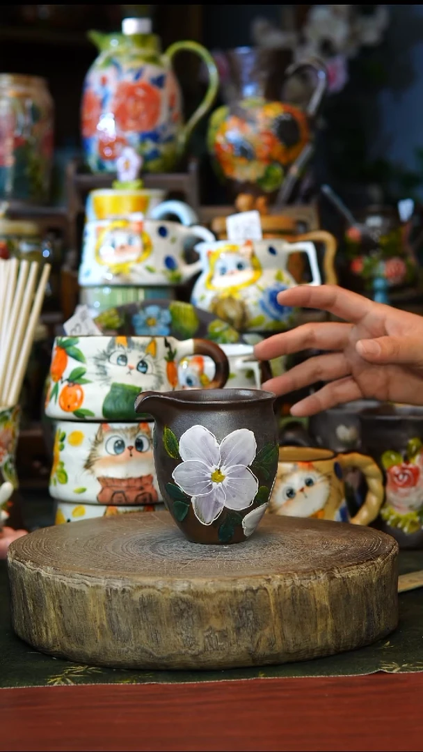 陶瓷135景德镇手工手绘釉下彩