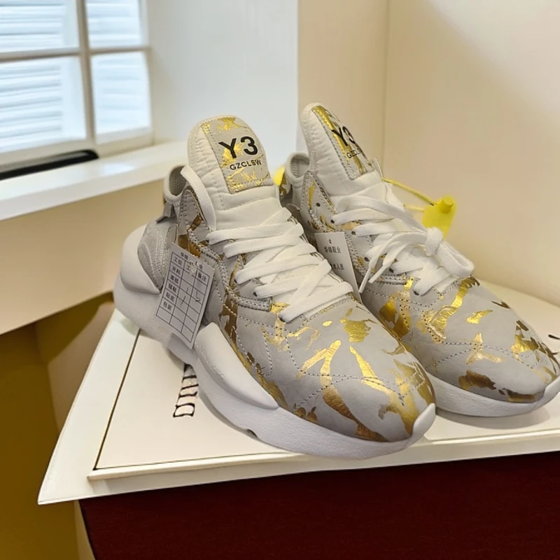 Y3GZCLSW幻彩米金爆款潮鞋厚底时尚休闲百搭男女同款运动老爹鞋