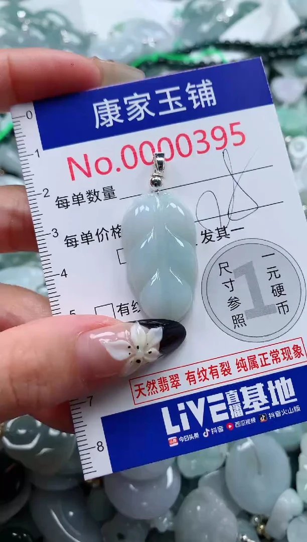 翡翠未镶嵌颈饰395