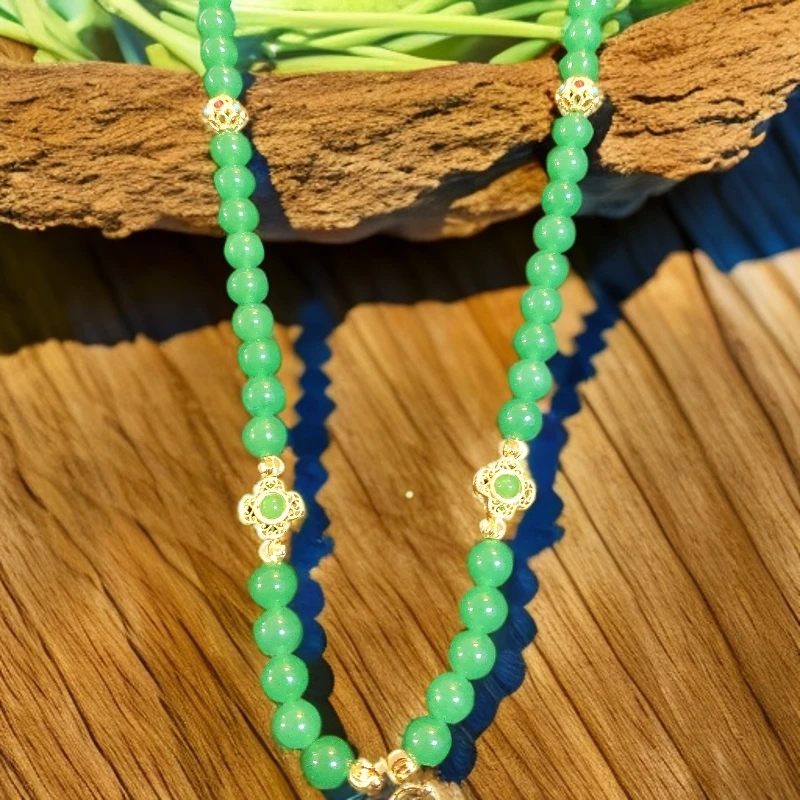 [时尚百搭轻奢设计]绿项链LX41