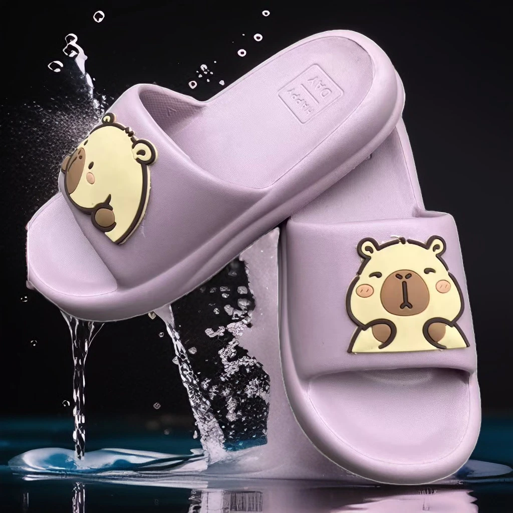 卡皮扒拉男女凉拖鞋情侣拖超软防滑居家室内凉拖男女情侣浴室夏季