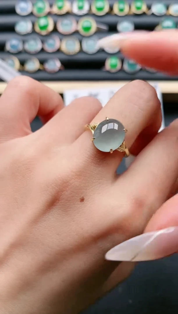 【闪购商品】翡翠戒指银S925镶嵌111111