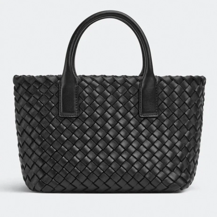 时尚编织cabat手提女包