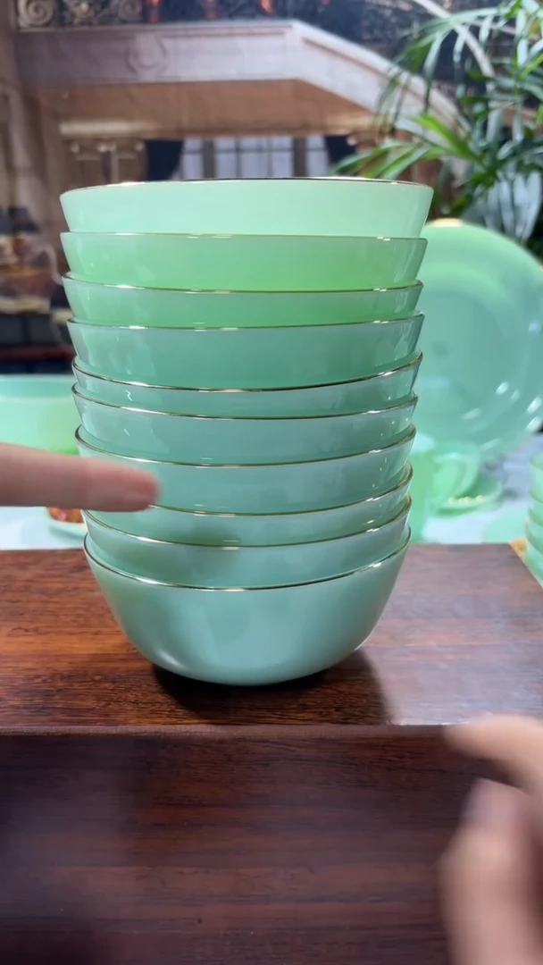 【闪购商品】... 5.5英寸玉瓷碗10个口径13.8厘米