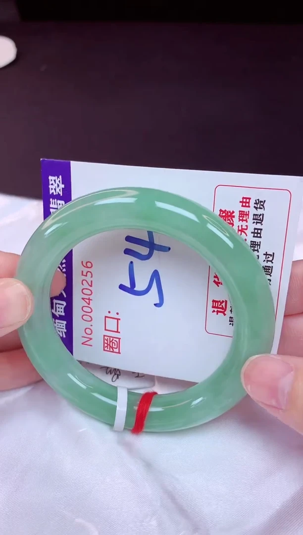未镶嵌手镯翡翠54（48小时鉴赏期 ）