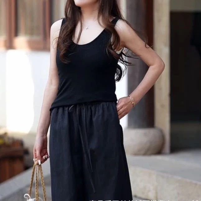 【橘猫美依】天丝羊毛百搭背心 8389