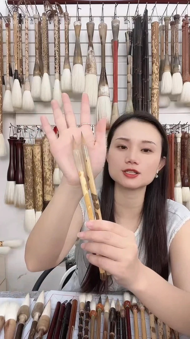 【清水试笔，拒绝蘸墨】墨琳笔庄毛笔2支