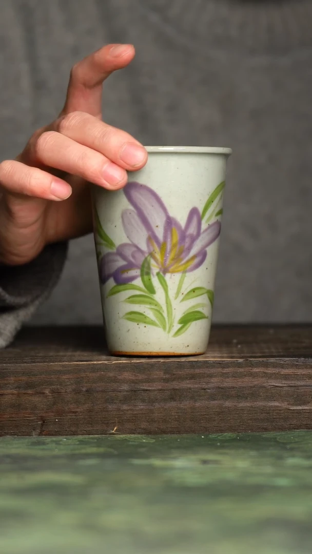 【闪购商品】杯青诗手工手绘瓷器