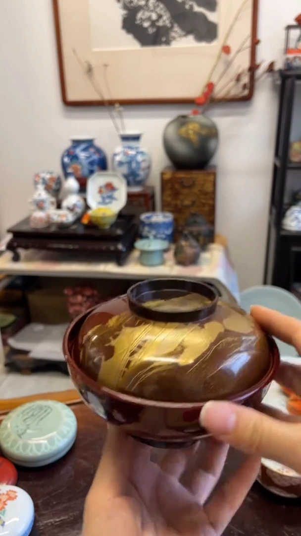 瓷片瓷片瓷片瓷片瓷片43（木胎大漆盖碗）