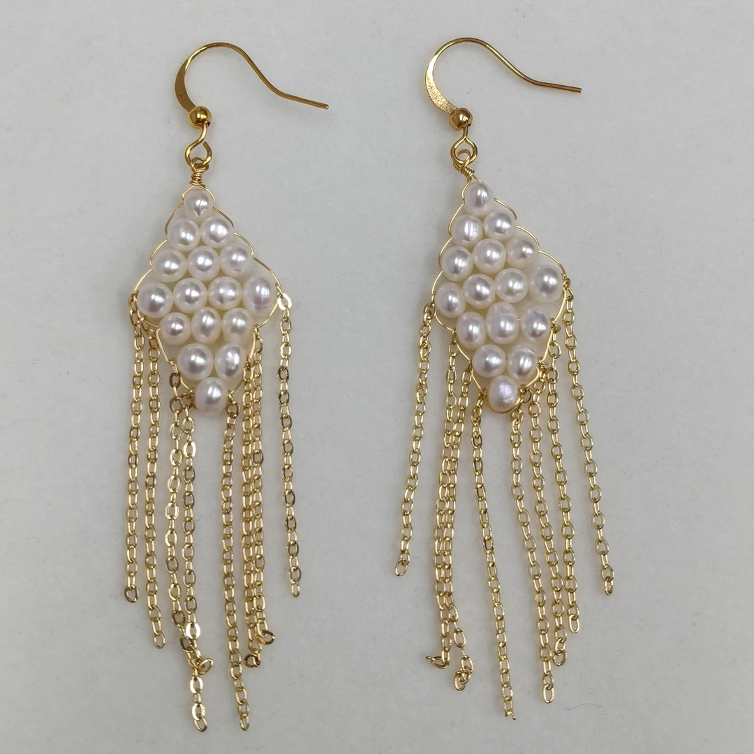 AIKJIANG/爱匠【孤品清货】淡水珍珠耳饰