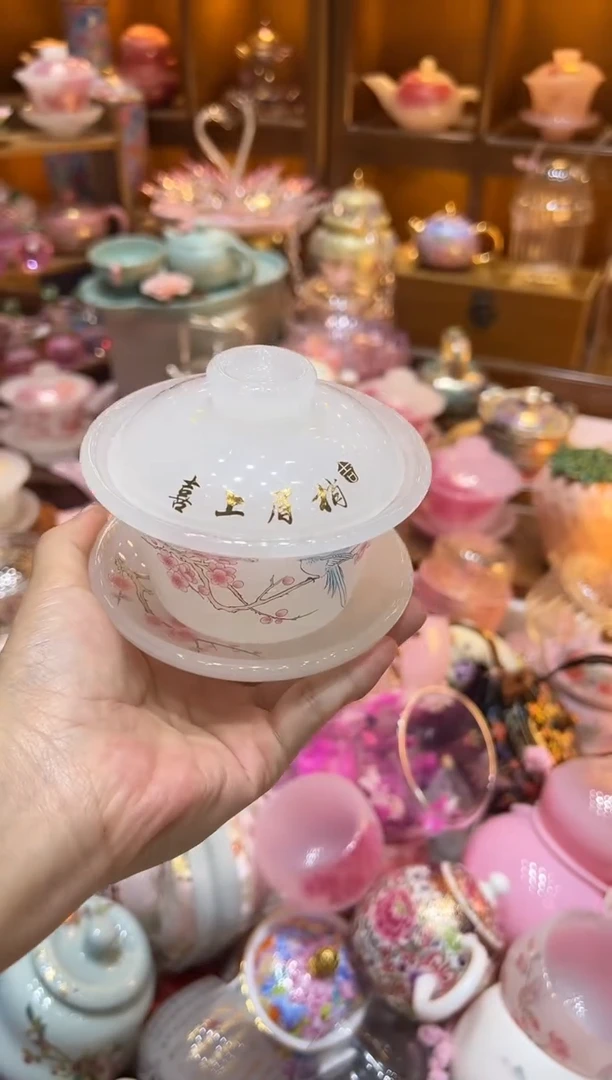 喜上眉梢盖碗1111