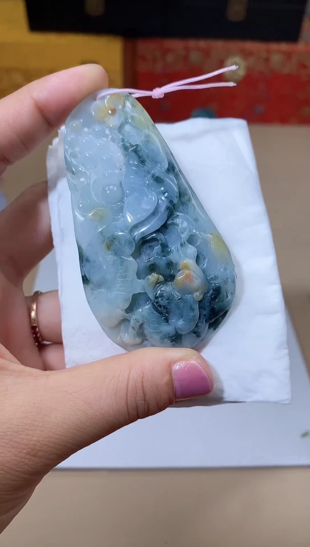 【闪购商品】翡翠颈饰未镶嵌天然A货翡翠