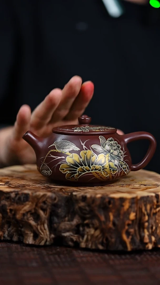 茶壶紫砂宜兴知衍传器原矿全手12