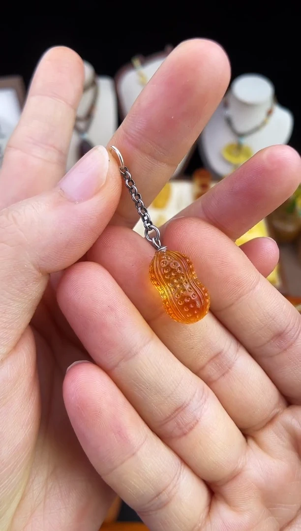 琥珀未镶嵌珠宝奇石柒月