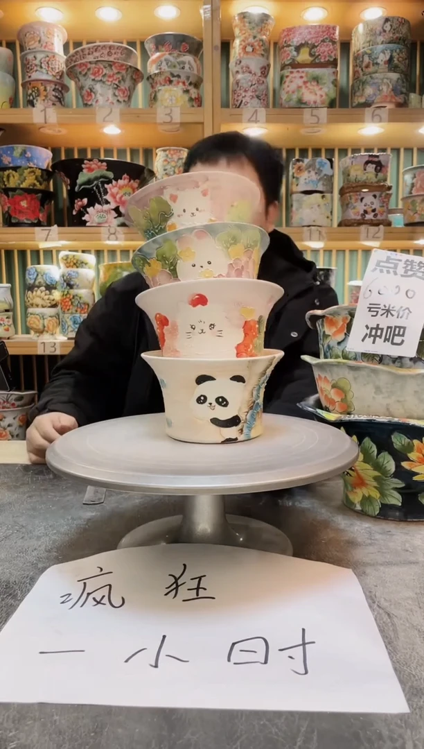 瓷片默认微瑕一物一拍1119-110-4个