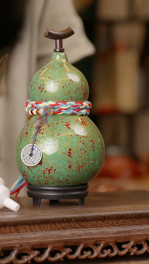 328号精品天然大漆酒葫芦一物一拍~