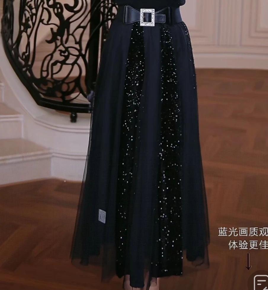 FNN【芙娜妮】2025新款休闲洋气衣服女穿搭气质女装裙子F2530745B