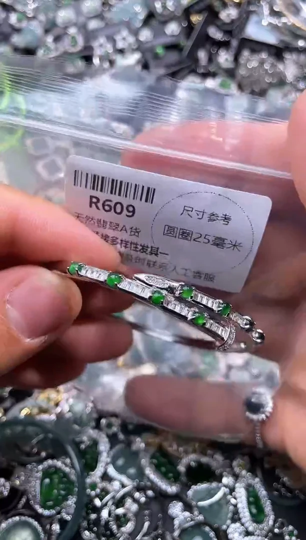 【闪购商品】翡翠颈饰未镶嵌R609手镯